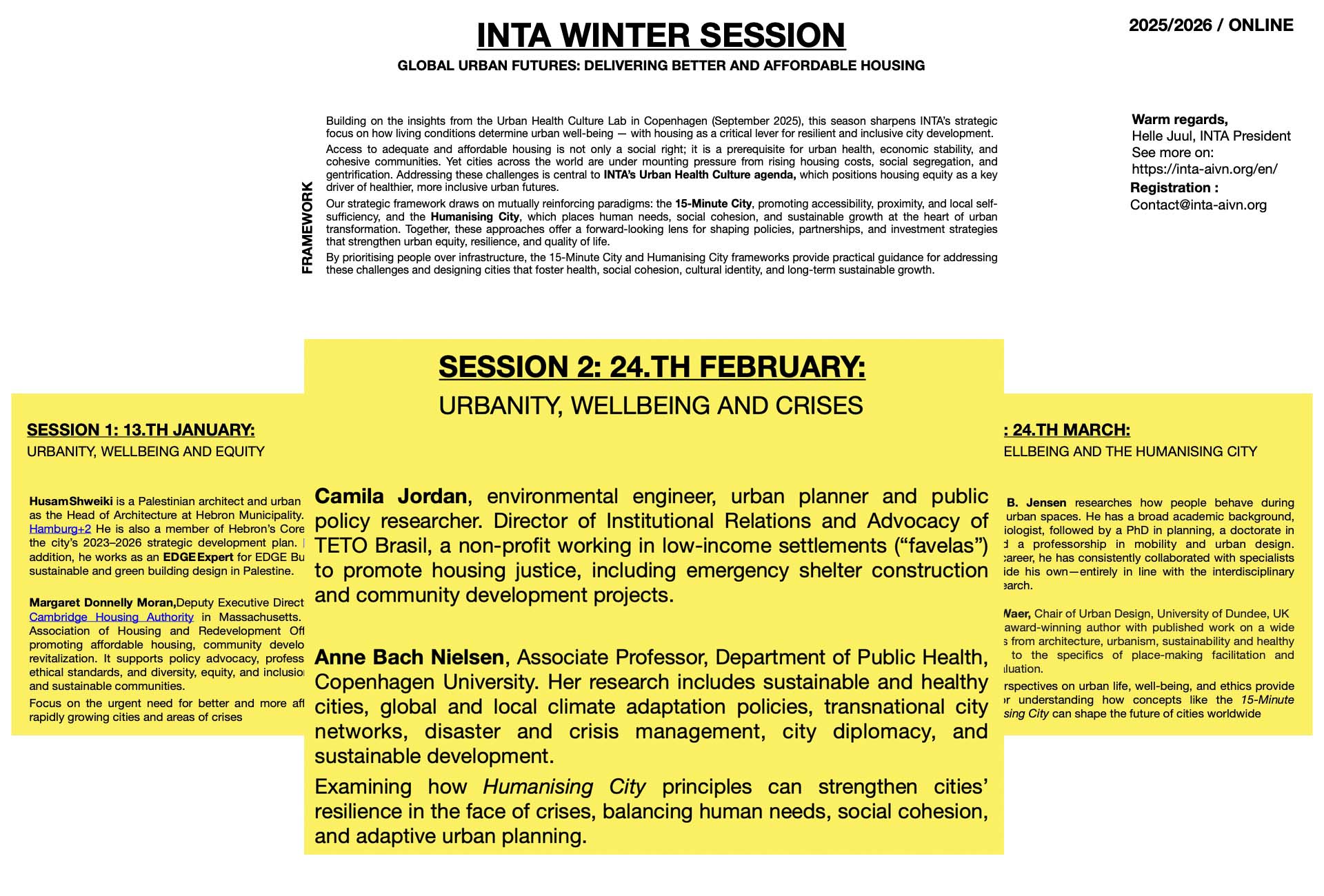 INTA Winter Session 2026 - Happy & Successful New Year